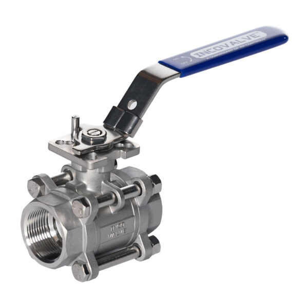 INCOLOk Series 63 Full Port Three-Piece Ball Valve