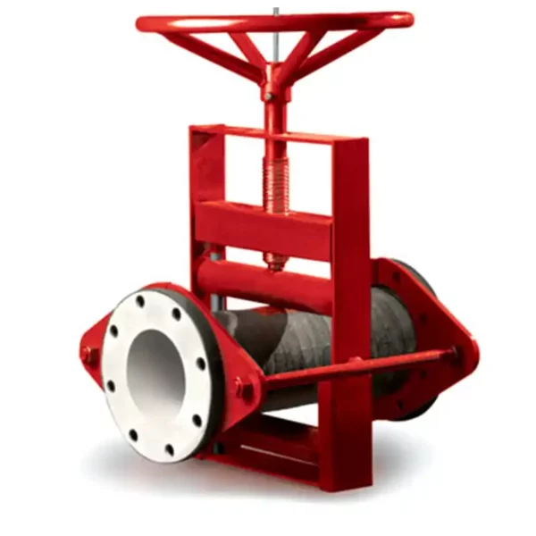 PVM Series 70 Open Frame Manual Pinch Valve
